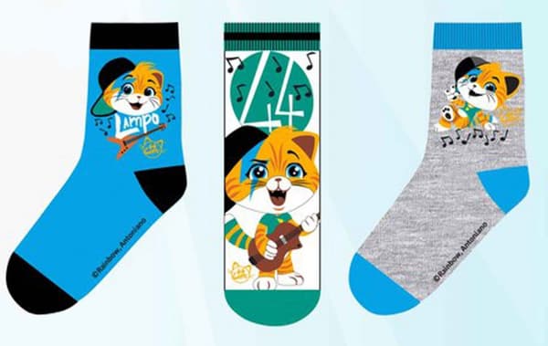 44 Cats Barnstrumpor / Strumpor för Barn - 3-Pack