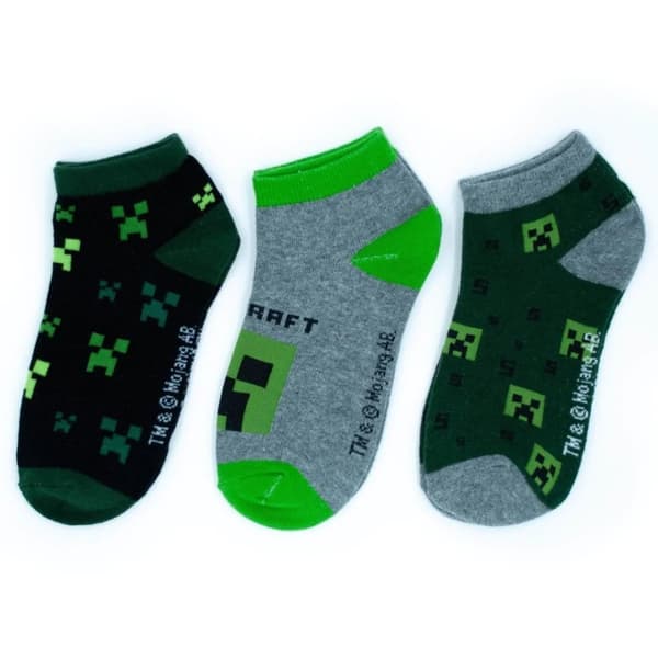 Minecraft Barnstrumpor / Strumpor för Barn - 3-Pack