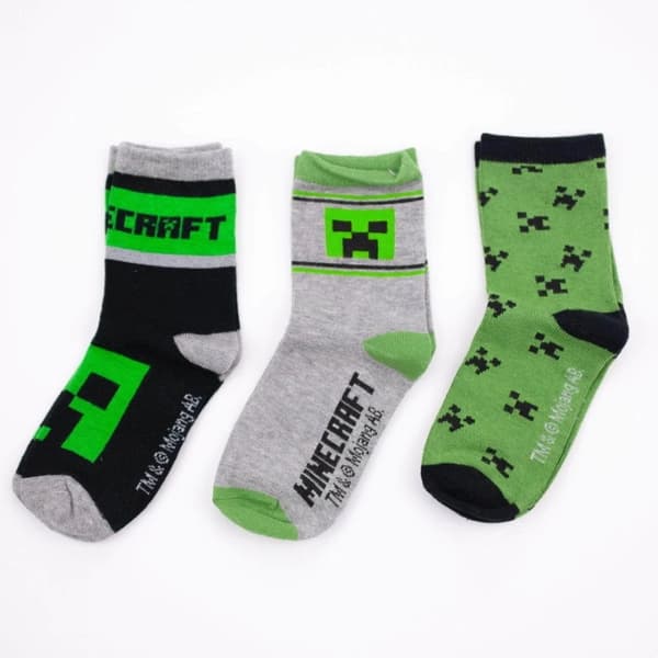 Minecraft Barnstrumpor / Strumpor för Barn - 3-Pack 27/30