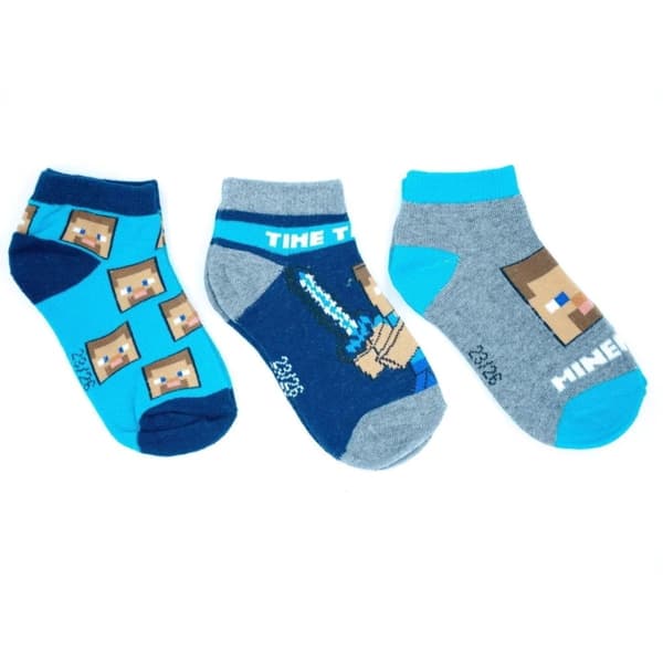 Minecraft Barnstrumpor / Strumpor för Barn - 3-Pack