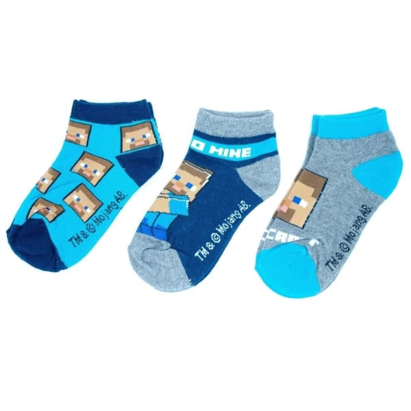 Minecraft Barnstrumpor / Strumpor för Barn - 3-Pack