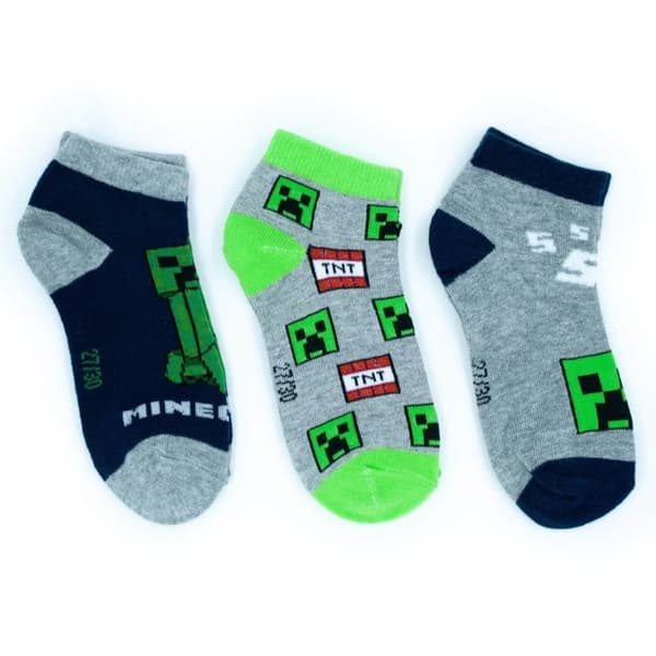 Minecraft Barnstrumpor / Strumpor för Barn - 3-Pack