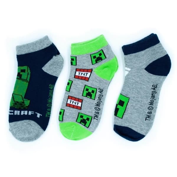 Minecraft Barnstrumpor / Strumpor för Barn - 3-Pack