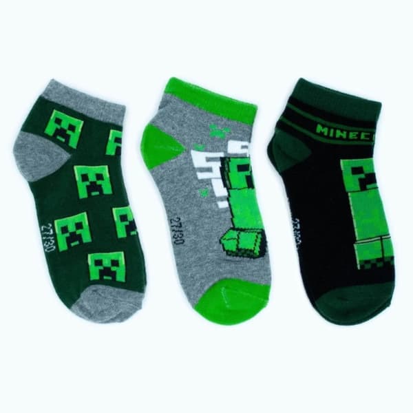 Minecraft Barnstrumpor / Strumpor för Barn - 3-Pack
