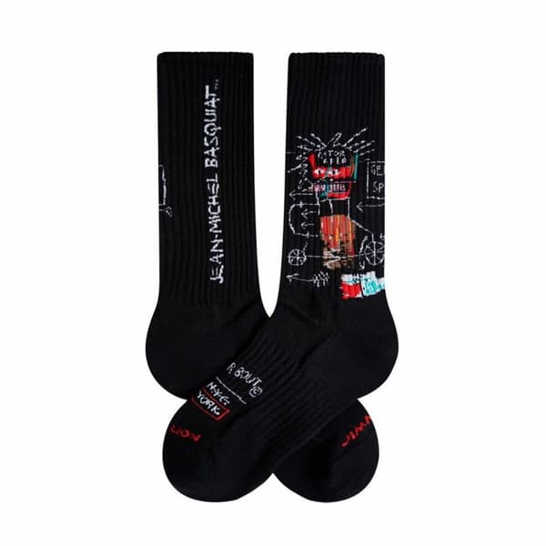 Strumpor Jimmy Lion Basquiat Gem Spa Svart 36-40