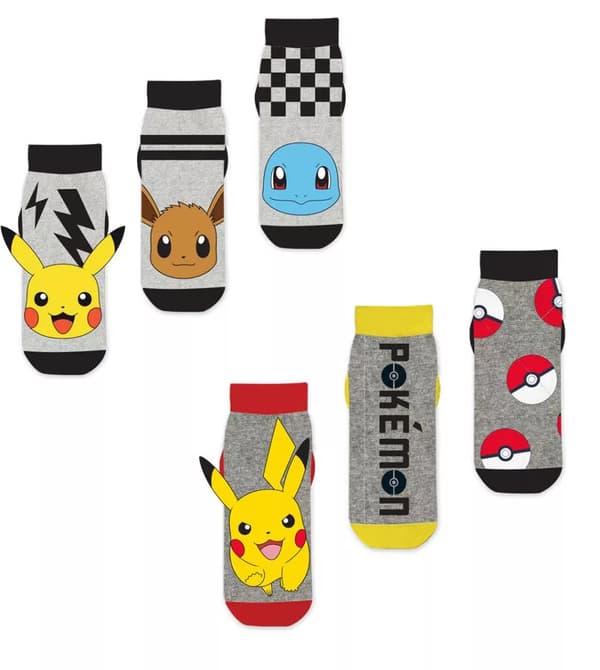 Pokemon strumpor 6-Pack 23-34