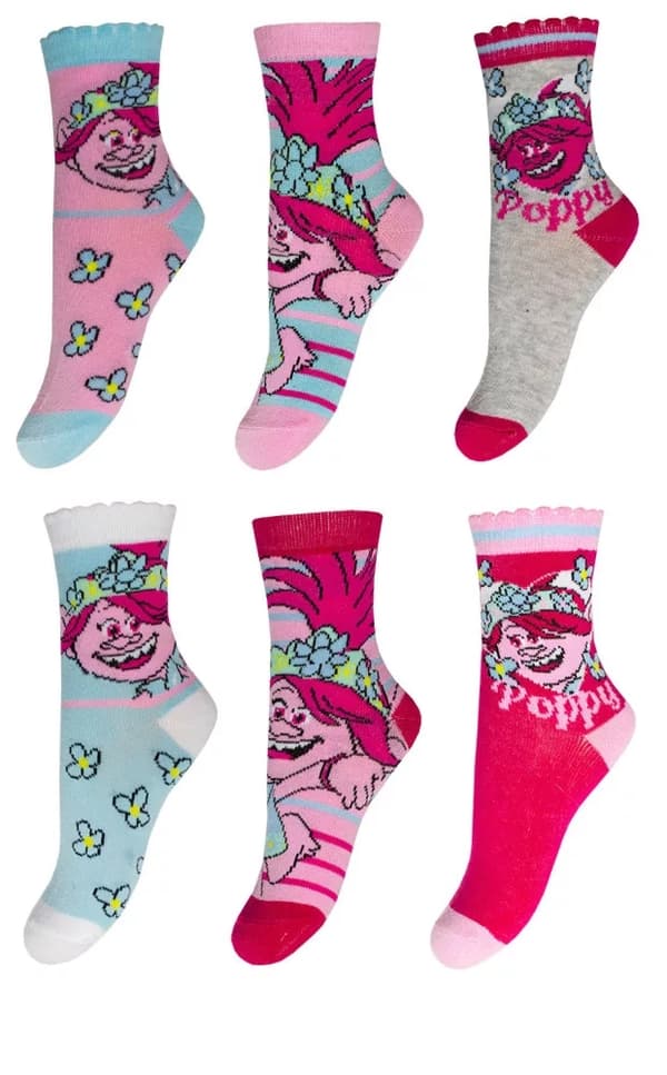 Trolls strumpor 6-Pack 23-34