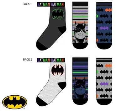Batman strumpor 6-Pack 23-34