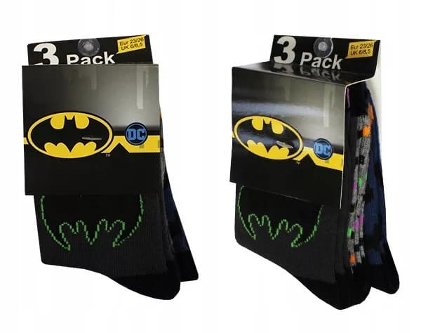 Batman strumpor 6-Pack 23-34