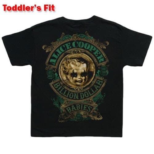 Alice Cooper Kids Toddler T-Shirt: Billion Dollar Baby (3-6 Months)