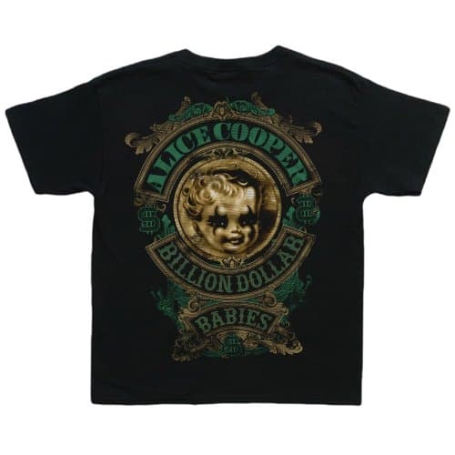 Alice Cooper Kids Toddler T-Shirt: Billion Dollar Baby (12-18 Months)