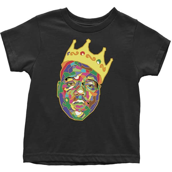 Biggie Smalls Kids Toddler T-Shirt: Crown (2 Years)