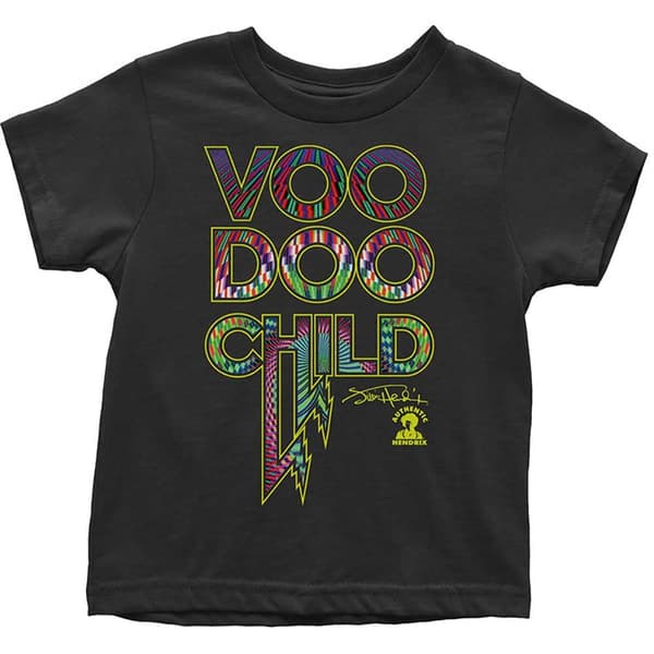 Jimi Hendrix Kids Toddler T-Shirt: Voodoo Child (12 Months)