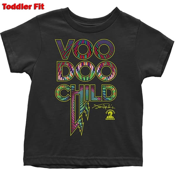 Jimi Hendrix Kids Toddler T-Shirt: Voodoo Child (12 Months)