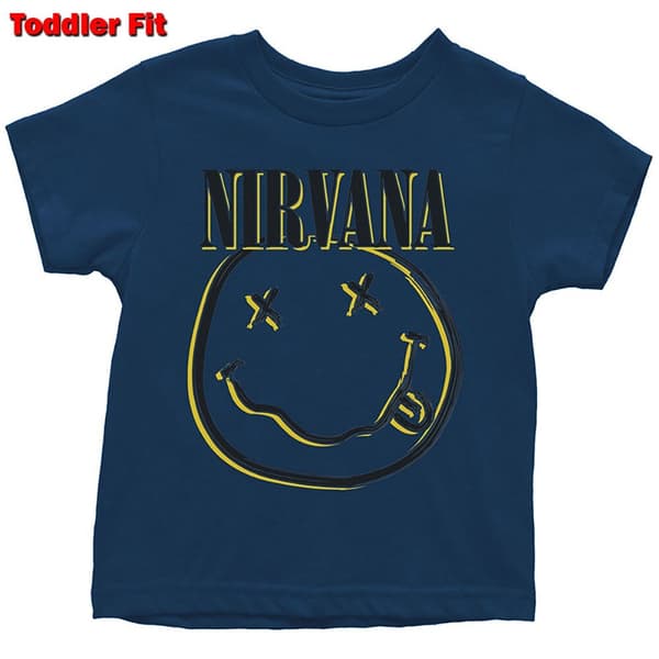 Nirvana Kids Toddler T-Shirt: Inverse Smiley (18 Months)