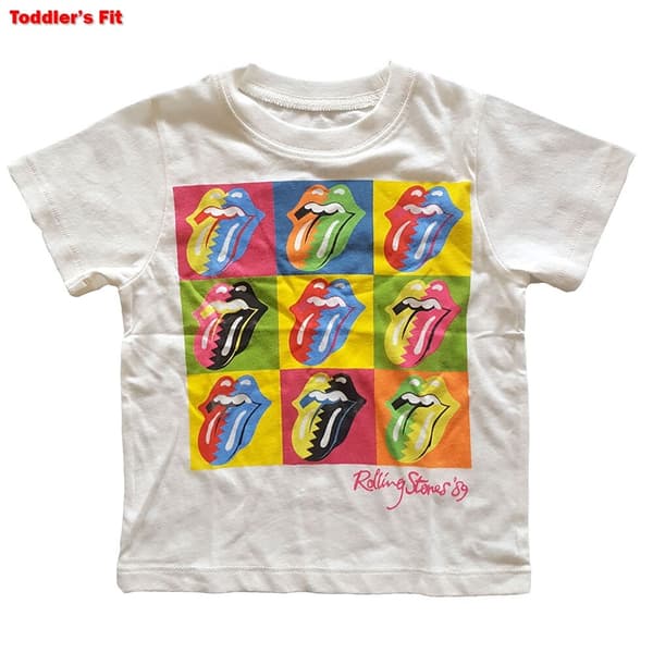 The Rolling Stones Kids Toddler T-Shirt: Two-Tone Tongues (12 Months)