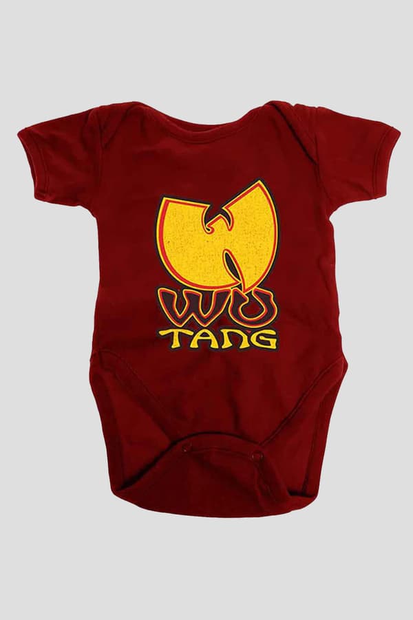 Wu Tang Clan Baby Grow Wu-Tang Logo Official Red 0 to 24 Months
