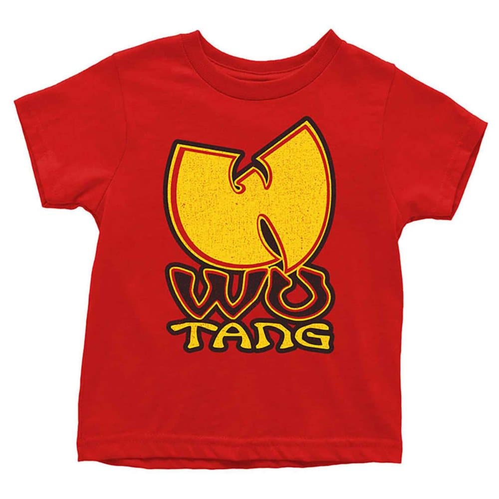 Wu Tang Clan Toddler T Shirt Wu-Tang Logo Official Red 12 months to 5 yrs