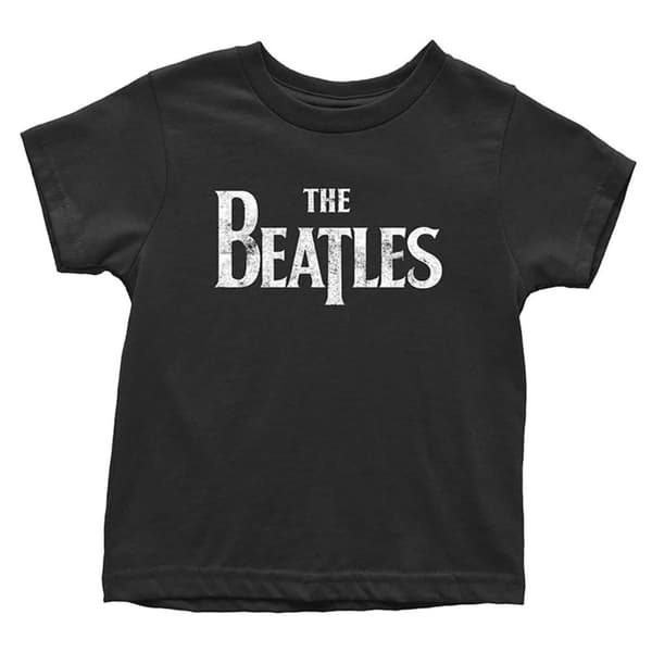 The Beatles Toddler T Shirt Drop T Logo Official Black 12 months to 5 yrs Black 24 Months