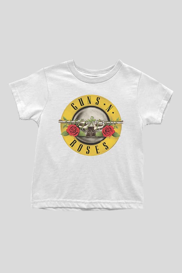 Guns N Roses Toddler T Shirt Classic Logo Official White 12 months to 5 yrs
