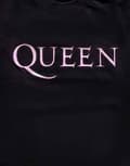 Miniatyrbild 2 av 4: Queen Toddler T Shirt Pink Band Logo Official Black 12 months to 5 yrs