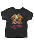 Miniatyrbild 1 av 4: Queen Toddler T Shirt Classic Crest Logo Official Black 12 months to 5 years