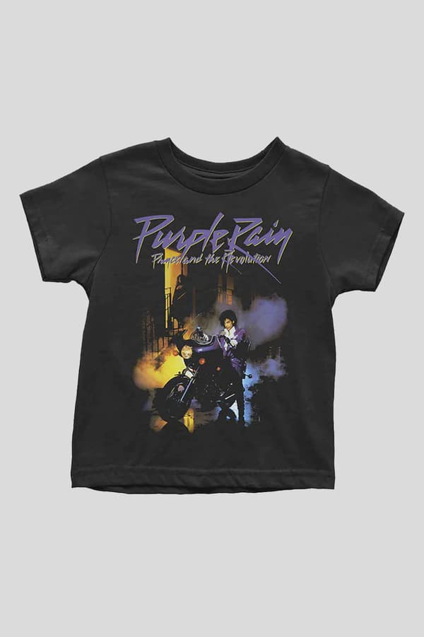 Prince Toddler T Shirt Purple Rain Logo Official Black 12 months to 5 years