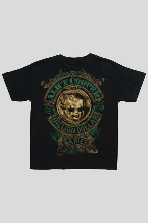 Alice Cooper Toddler T Shirt Black Billion Dollar Babies Official 3-24months