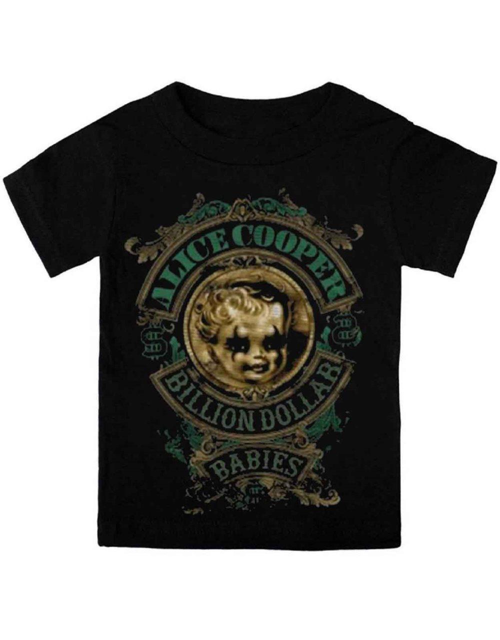 Alice Cooper Toddler T Shirt Black Billion Dollar Babies Official 3-24months