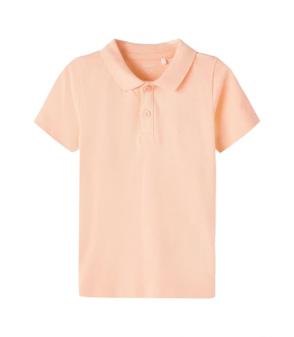 Name it Mini Piké T-shirt, Peach Storlek 110