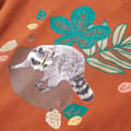 Miniatyrbild 6 av 8: T-shirt med långa ärmar för barn konjaksbrun 116 -  Toppar för barn