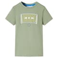 Miniatyrbillede 2 af 8: T-shirt til børn str. 104 lys kakifarve -  Toppe til børn