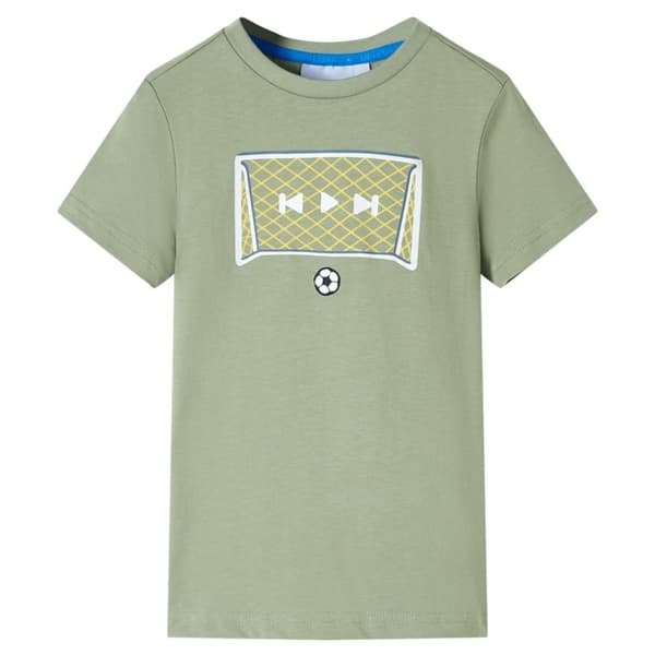 T-shirt för barn ljus khaki 128 - Toppar för barn