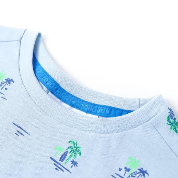 T-shirt för barn ljusblå 128 - Toppar för barn