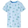 Miniatyrbild 1 av 8: T-shirt för barn ljusblå 128 -  Toppar för barn