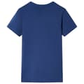 Miniatyrbillede 3 af 8: T-shirt til børn str. 128 mørkeblå -  Toppe til børn