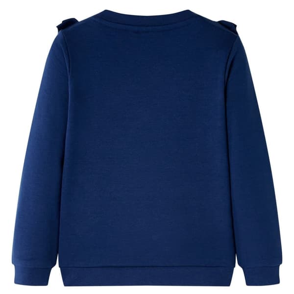 Sweatshirt til børn str. 116 marineblå -  Toppe til børn