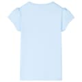 Miniatyrbillede 3 af 8: T-shirt til børn str. 104 lyseblå -  Toppe til børn