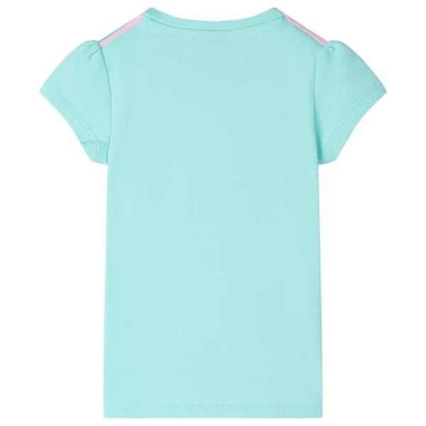 T-shirt för barn ljus mintgrön 128 -  Toppar för barn