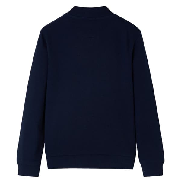 Sweatshirt til børn str. 116 med lynlås marineblå -  Toppe til børn