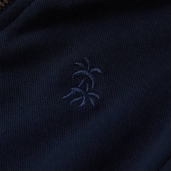 Sweatshirt til børn str. 116 med lynlås marineblå -  Toppe til børn