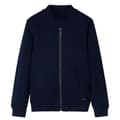 Miniatyrbillede 1 af 8: Sweatshirt til børn str. 116 med lynlås marineblå -  Toppe til børn
