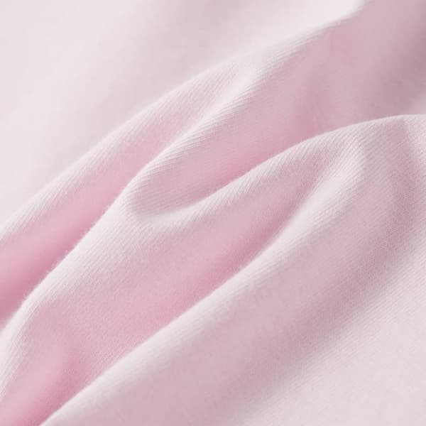 T-shirt med formade ärmar för barn mjuk rosa 116 - Toppar för barn