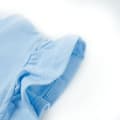 Miniatyrbillede 6 af 8: T-shirt til børn str. 104 med flæser lyseblå -  Toppe til børn