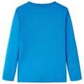 Miniatyrbild 3 av 8: T-shirt med långa ärmar för barn koboltblå 104 -  Toppar för barn