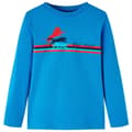 Miniatyrbild 2 av 8: T-shirt med långa ärmar för barn koboltblå 104 -  Toppar för barn