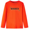 Miniatyrbillede 2 af 8: Langærmet T-shirt til børn str. 116 cm orange -  Toppe til børn