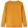 Miniatyrbild 3 av 9: T-shirt med långa ärmar för barn mörk ockra 116 -  Toppar för barn