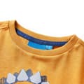 Miniatyrbild 4 av 9: T-shirt med långa ärmar för barn mörk ockra 116 -  Toppar för barn