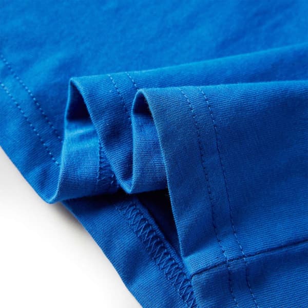 T-shirt med långa ärmar för barn koboltblå 116 - Toppar för barn